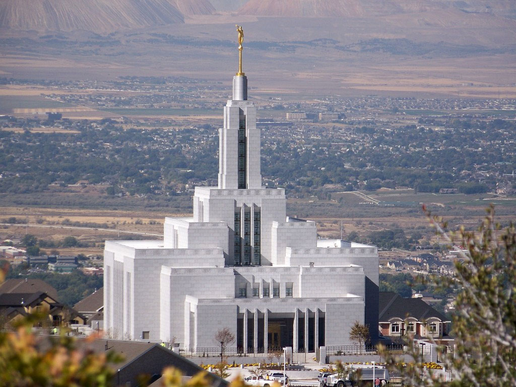 Draper Temple With Salt Lake Valley Below Mike And Ruth Draper Temple With Salt Lake Valley Below Mike And Ruth